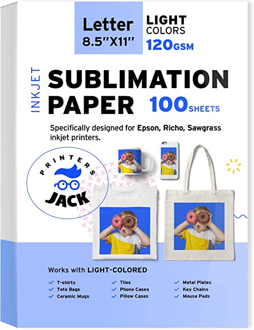 Sublimation Paper - 100 x Sheets 8.3" x 11.7"
