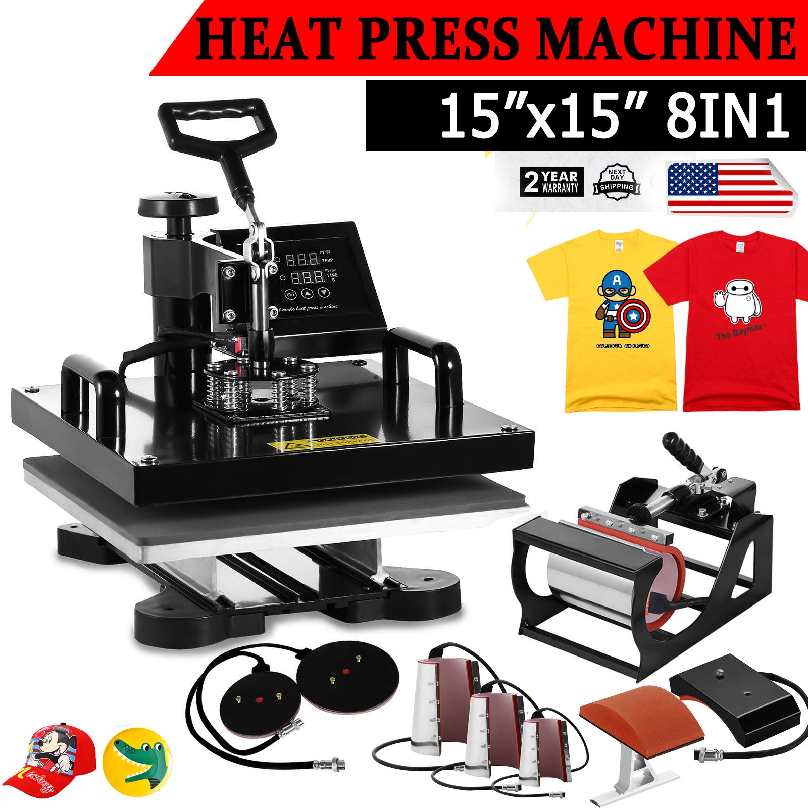 8-In-1 Print-Transfer Machine - Advanced Version (15" X 15")